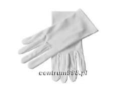Rękawiczki białe do sztandaru