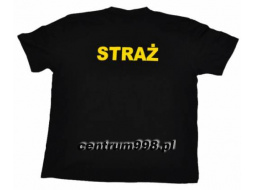 T-shirt z napisem STRAŻ - PSP